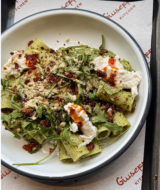 Pistachio Pesto Rigatoni