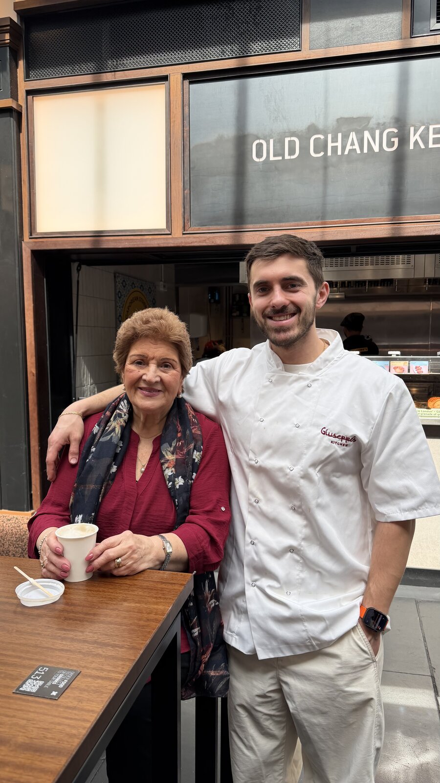 Sepps plating pasta in the Giuseppe's Kitchen pop-up
